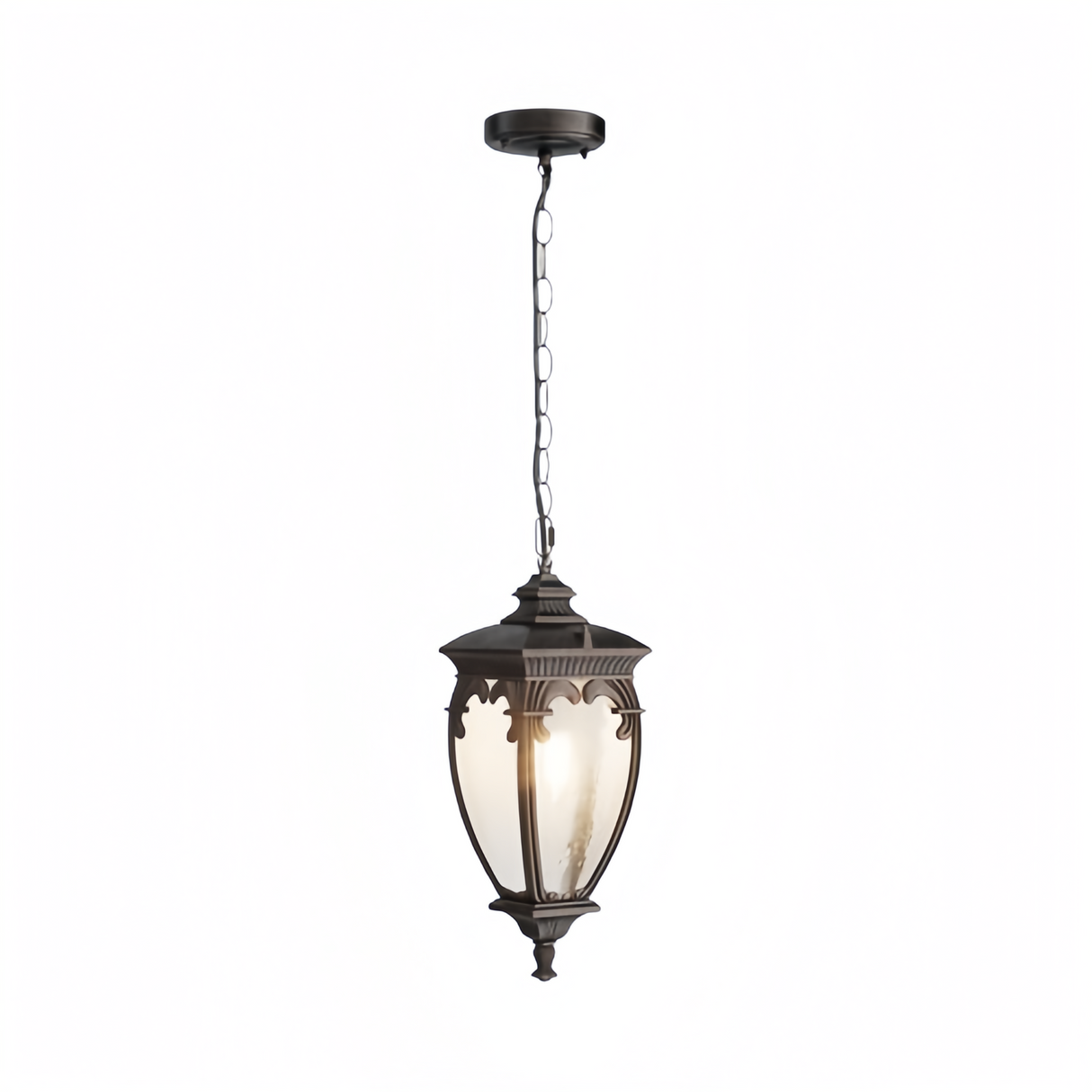 Pendelleuchte – Antikbronze Aluminium, 1 × E27, IP44 Schutz, Höhe 40 cm - Fleur | Maytoni