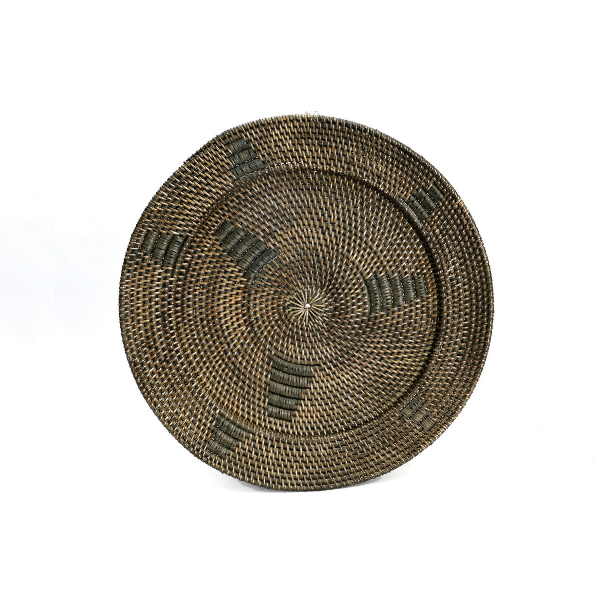 Wall Decoration – Hand-Woven Rattan, Graphic Details, Ethno Design, S – Jasmine | Bazar Bizar Antwerp