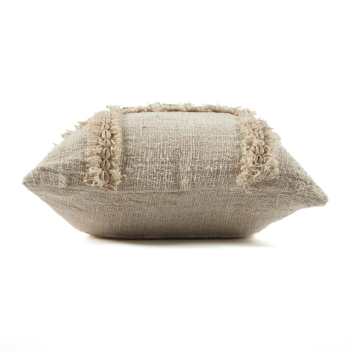 Kissenbezug – Baumwolle Material, Boho Stil, Natur Ton - Nomad | Bazar Bizar Antwerp