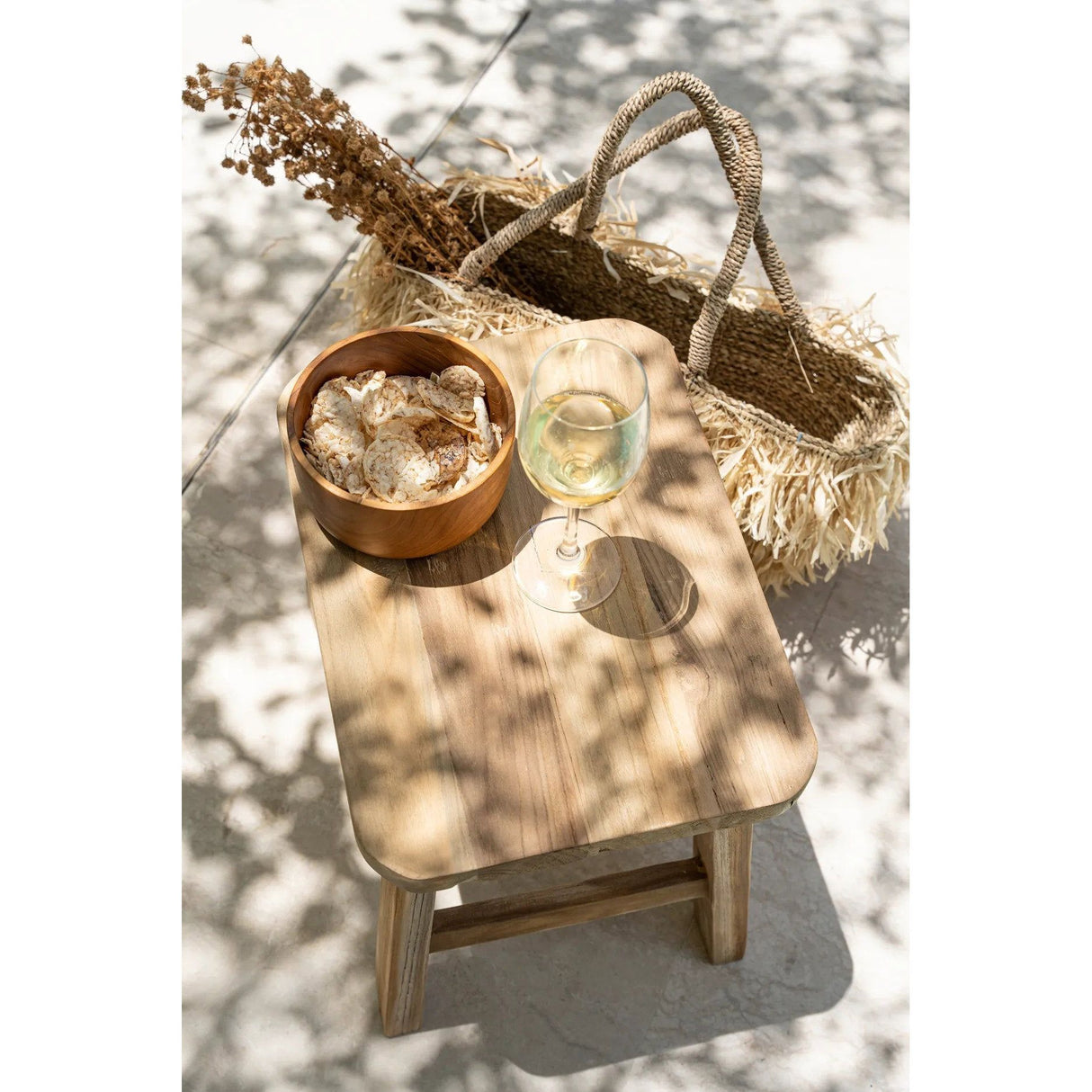 Salatschüssel – Teakwurzel Material, Organische Form, Natürliche Farbe – Teak Root | Bazar Bizar Antwerp