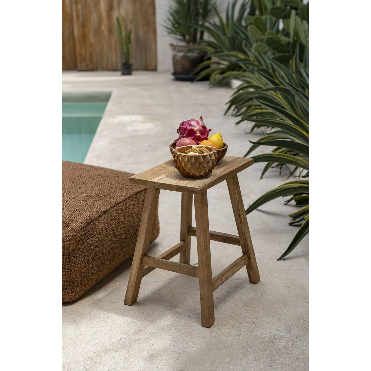 Schale – Teakwurzel, Exotische Struktur, Natur-Finish – Durian | Bazar Bizar Antwerp