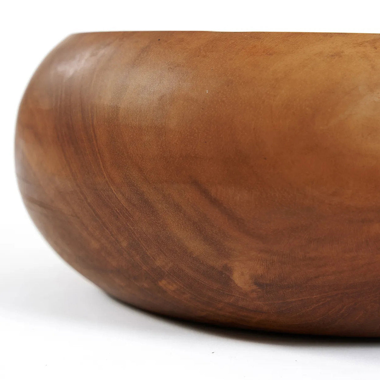 Fruit Bowl – Teak Root, Organic Shape, Natural Finish | Bazar Bizar Antwerp
