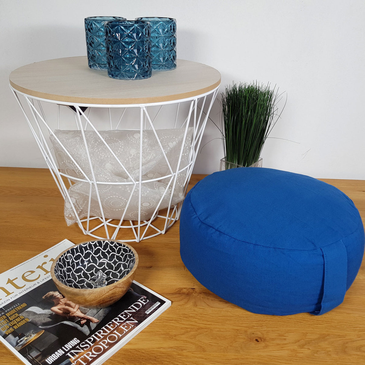 Yoga Cushion - Removable Cover, Buckwheat Hull Filling, Versatile | MVG Voglrieder
