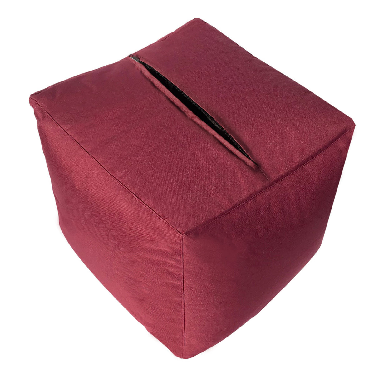 Pouf – Nylon Stoff, Wasserfest, Bordeaux Farbe - Bamba | MVG Voglrieder