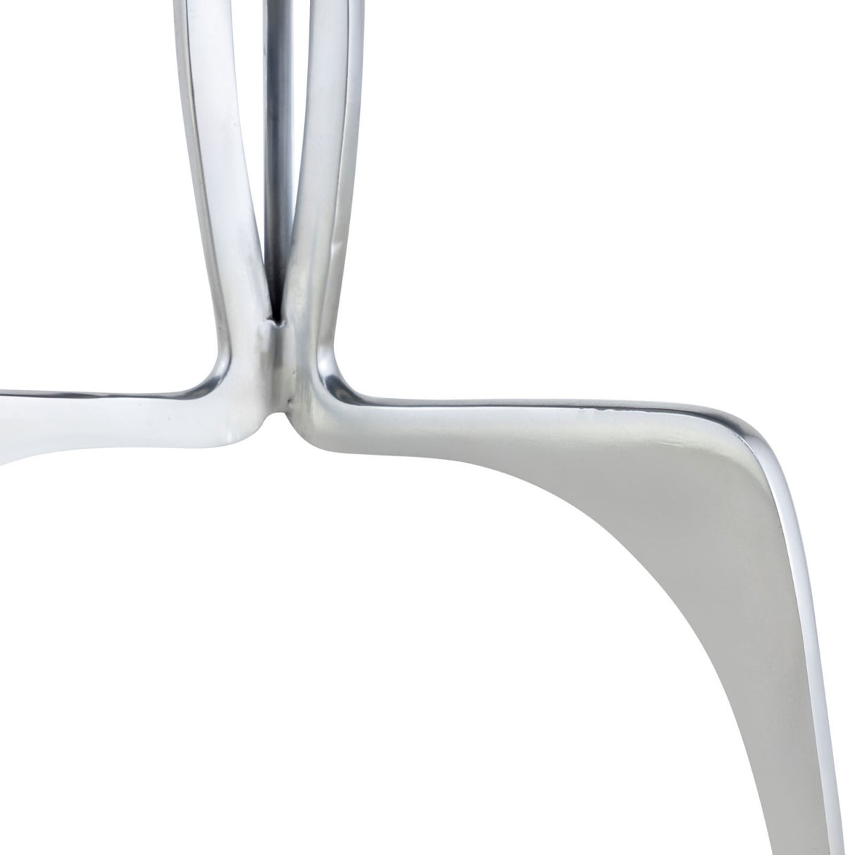 Beistelltisch – Aluminium Gestell, Marmorplatte, Silber Finish - Sohoo | MVG Voglrieder