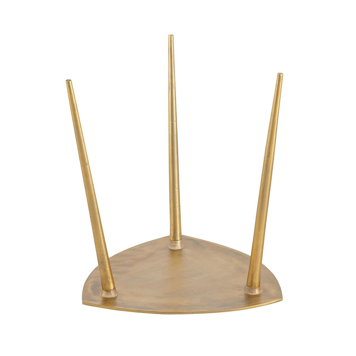 Beistelltisch – Aluminium, Gold Finish, Dreieck Design - Alster | MVG Voglrieder
