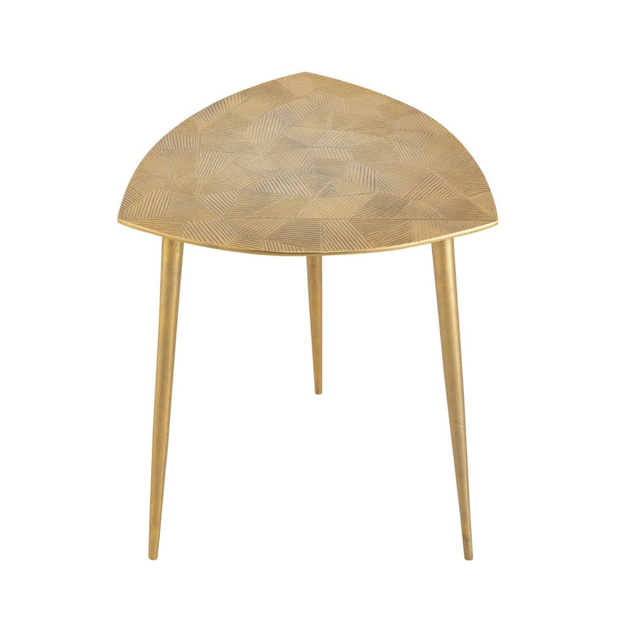 Beistelltisch Set – Metall Material, Aluminium Basis, Gold Farbe - Alster | MVG Voglrieder