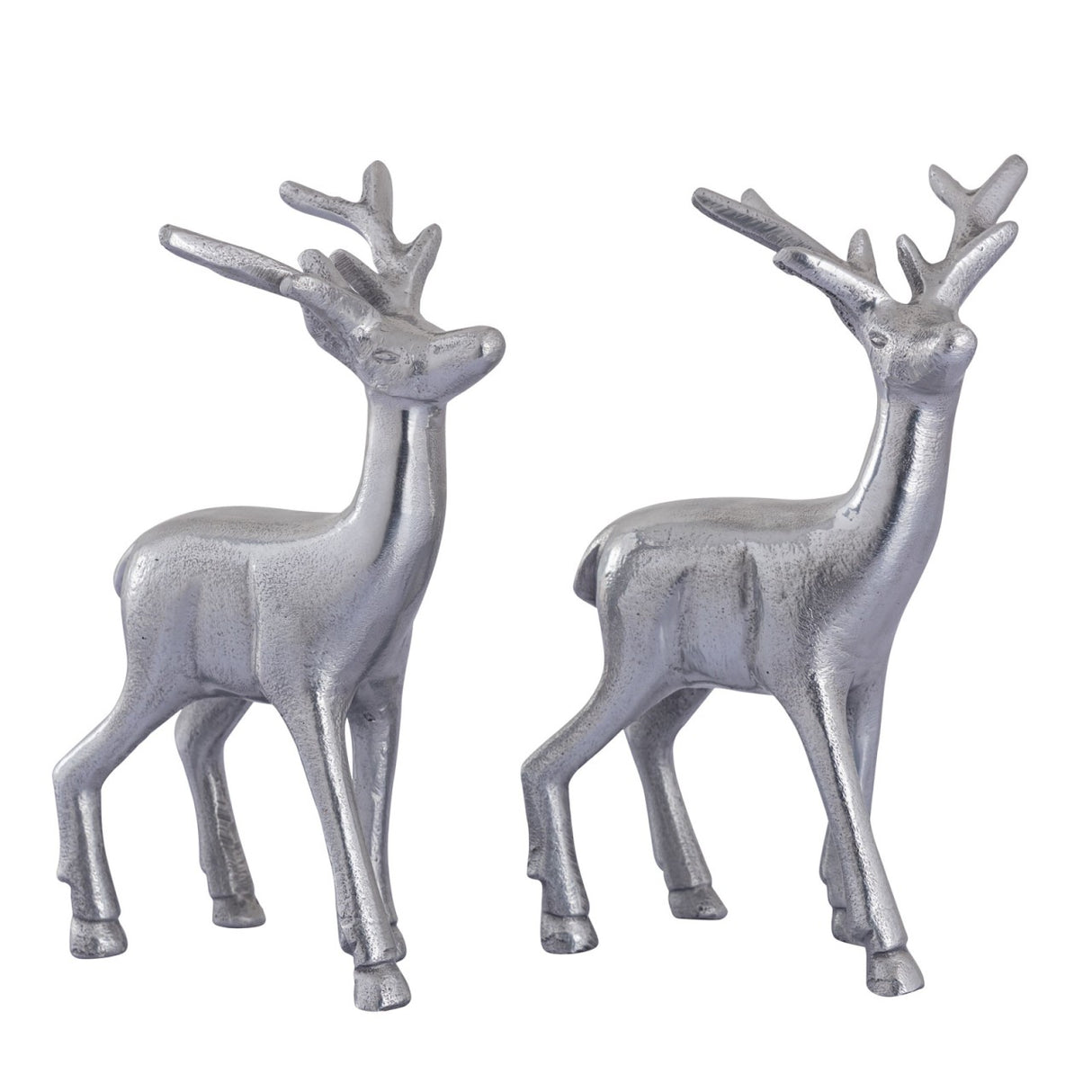 Dekofigur – Aluminium Tierfigur, Tischdeko Design, Silber Farbe | MVG Voglrieder