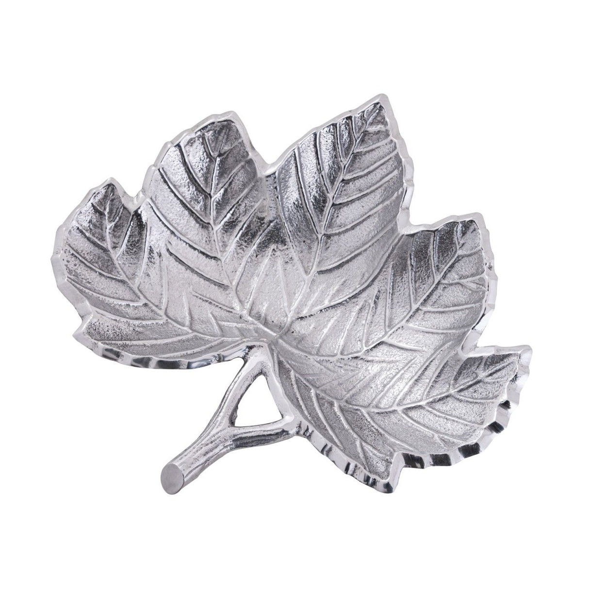 Schale – Aluminium Material, Silber Plattiert, Blatt Design - Leaf | MVG Voglrieder
