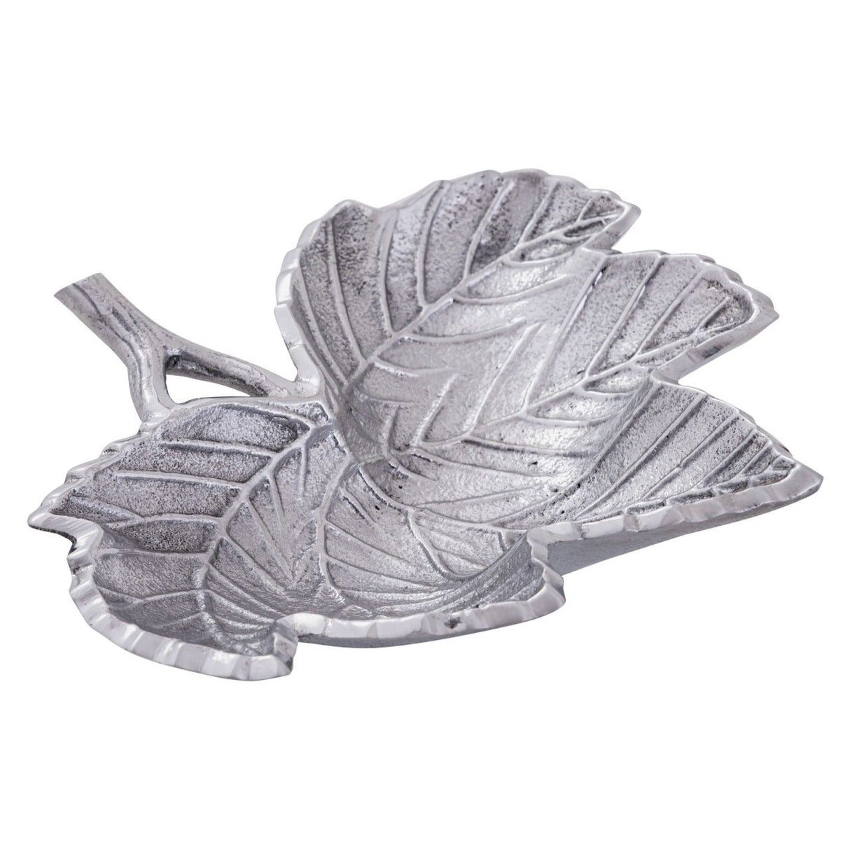Schale – Aluminium Material, Silber Plattiert, Blatt Design - Leaf | MVG Voglrieder