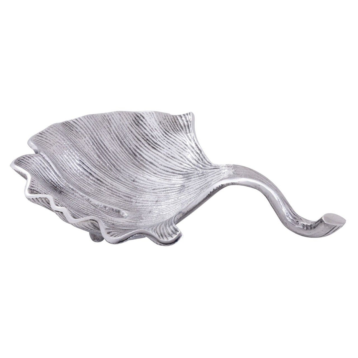Schale – Aluminium Ginkgo Design, Silber Finish, Modern Stil - Leaf | MVG Voglrieder