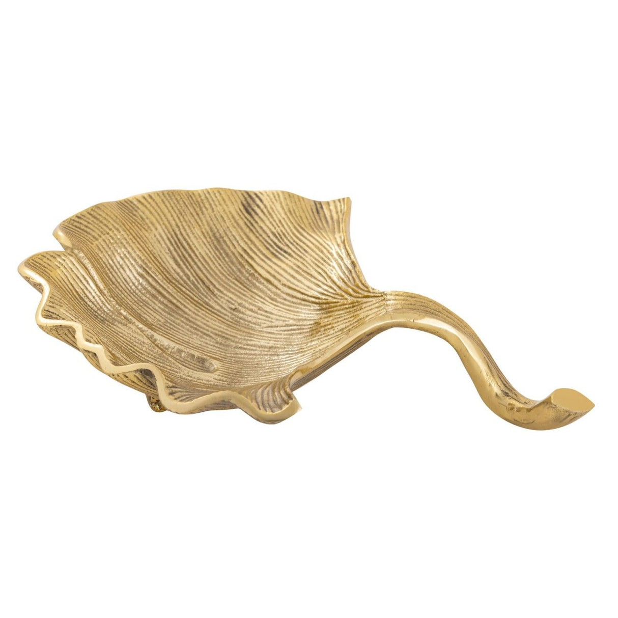 Schale – Aluminium Ginkgo Design, Gold Finish, Modern Stil - Leaf | MVG Voglrieder