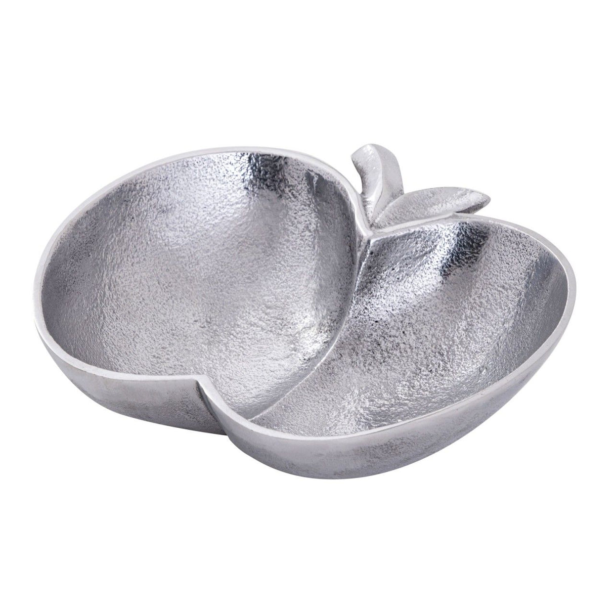 Schale – Aluminium Apfel Design, Silber Finish, Modern Stil - Apple | MVG Voglrieder