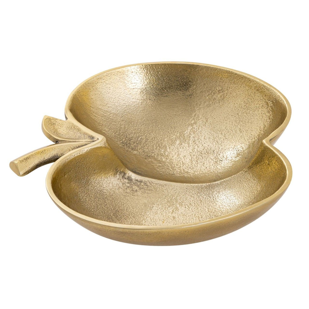 Schale – Aluminium Apfel Design, Gold Finish, Modern Stil - Apple | MVG Voglrieder