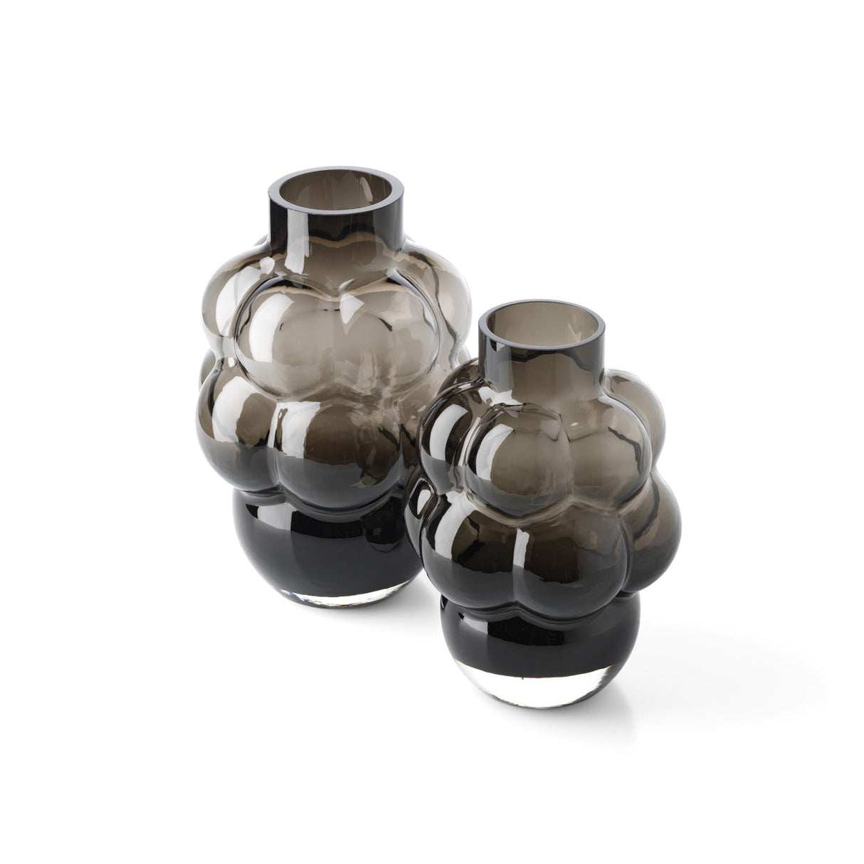 Vase - Recycled Glass, Grape Shape, Organic Silhouette, L - Grape | Bazar Bizar Antwerp