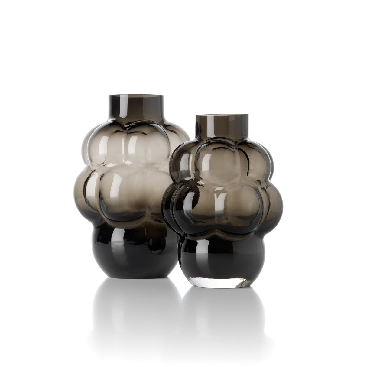 Vase - Recycled Glass, Grape Shape, Organic Silhouette, L - Grape | Bazar Bizar Antwerp