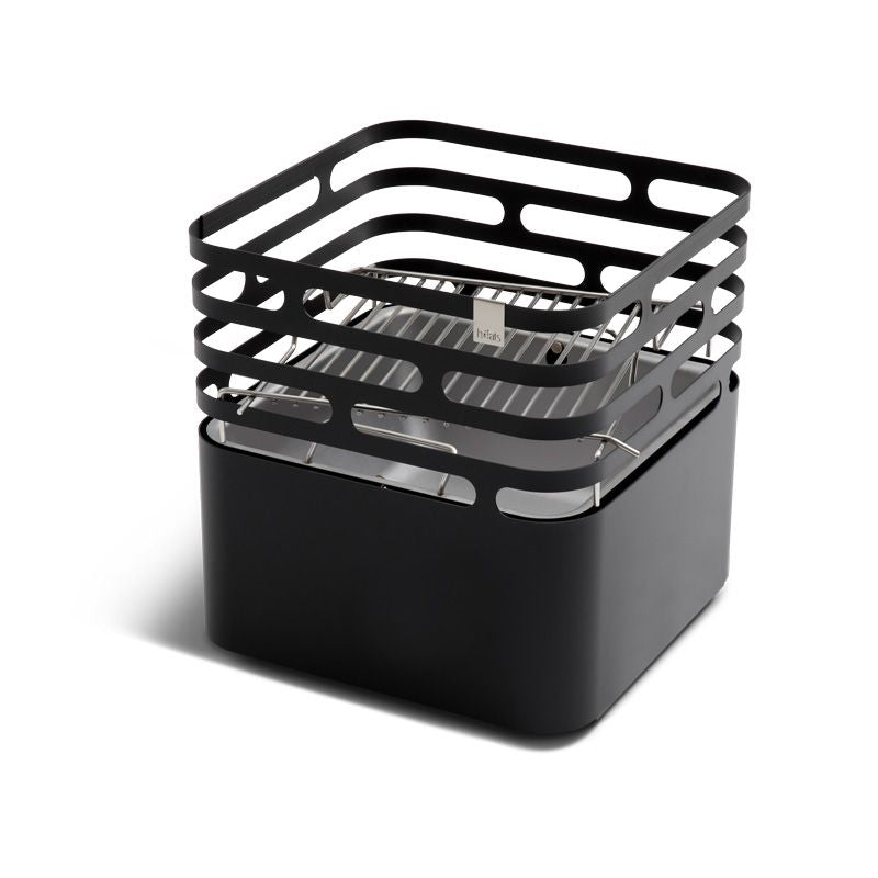 Grillrost – Massiver Edelstahl, Höhenverstellbar, Integrierte Griffe - CUBE | höfats