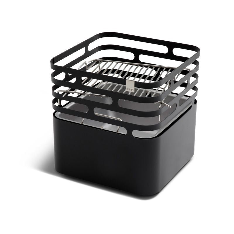 Grillrost – Massiver Edelstahl, Höhenverstellbar, Integrierte Griffe - CUBE | höfats