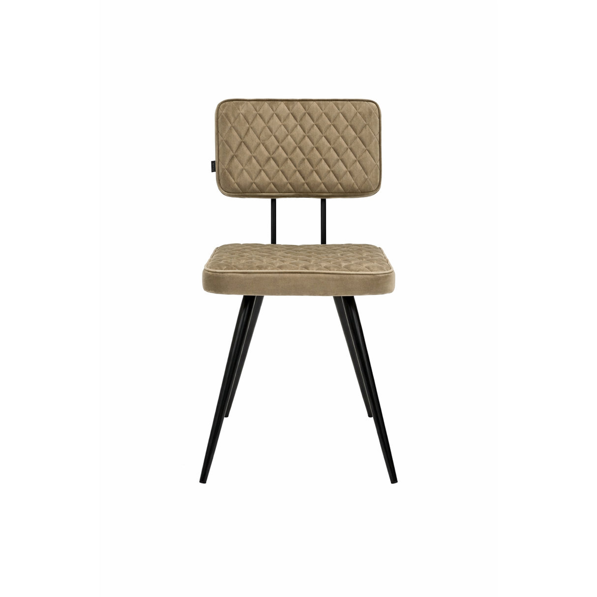 Dining Chair - Velvet Upholstery, Metal Frame, Ergonomic - Toby | Kick Collection