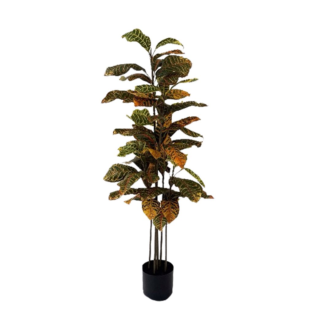 Kunstpflanze – Kunststoffmaterial, Natürliches Design, Volles Blattdesign, 120 cm - Ficus | NeverLeafs