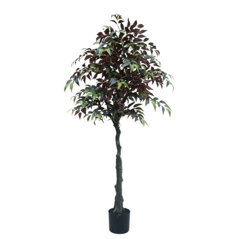 Kunstpflanze – Kunststoffmaterial, Natürliches Design, Volles Blattdesign, 150 cm - Ficus | NeverLeafs