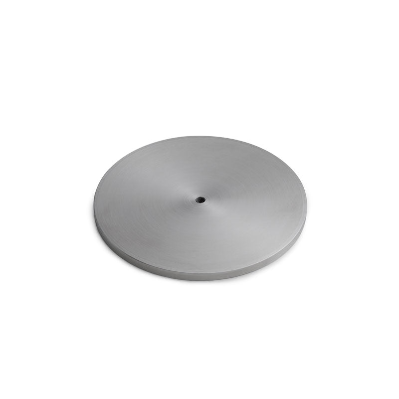 Candle base – Stainless steel construction, brushed finish, stable stand – GRAVITY CANDLE | höfats