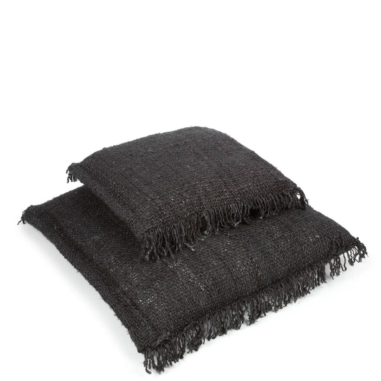 Kissenbezug – Baumwolle Material, Boho Stil, Schwarz Marine Ton, 60x60 cm - Oh My Gee | Bazar Bizar Antwerp