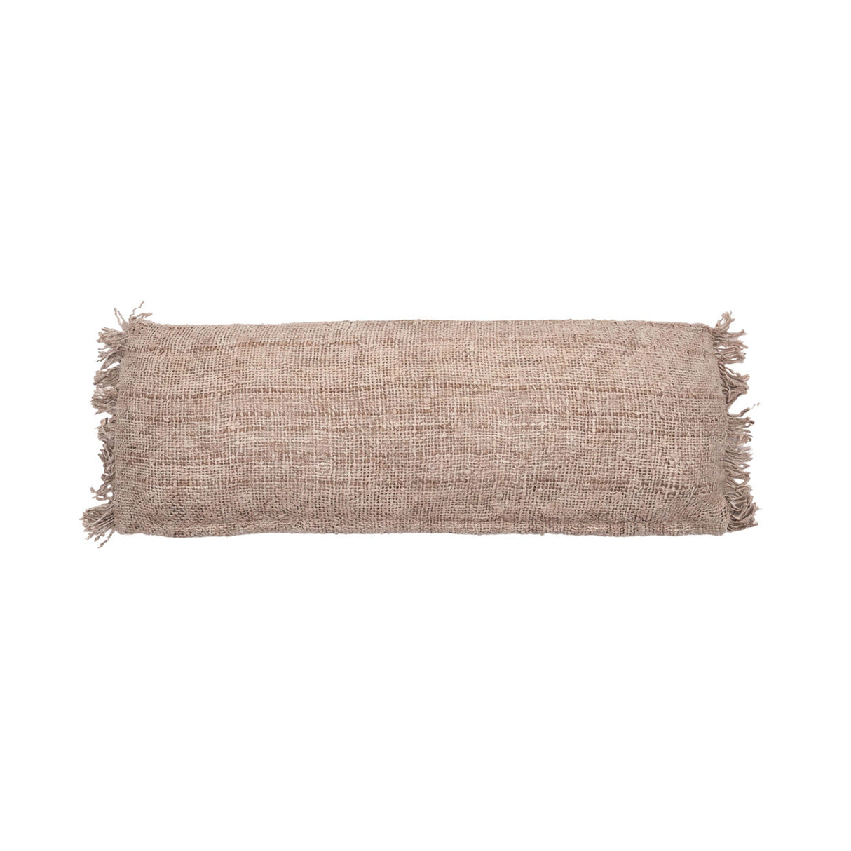 Kissenbezug – Baumwollstoff, Boho Stil, Beige Ton, 35x100 cm - Oh My Gee | Bazar Bizar Antwerp