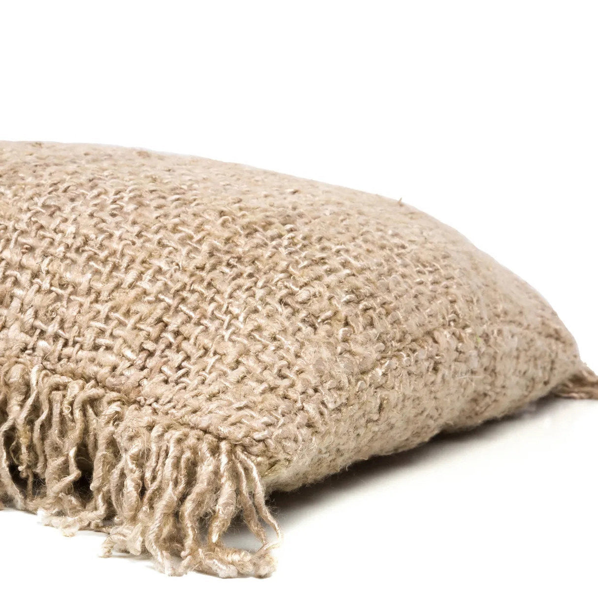 Kissenbezug – Weiche Baumwolle, Boho Stil, Beige Ton, 40x40 cm - Oh My Gee | Bazar Bizar Antwerp