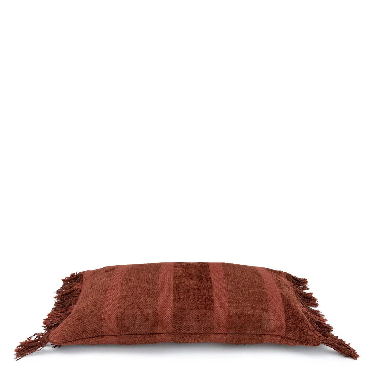 Kissenbezug – Samt Material, Boho Stil, Burgunder Ton, 30x50 cm - Oh My Gee | Bazar Bizar Antwerp