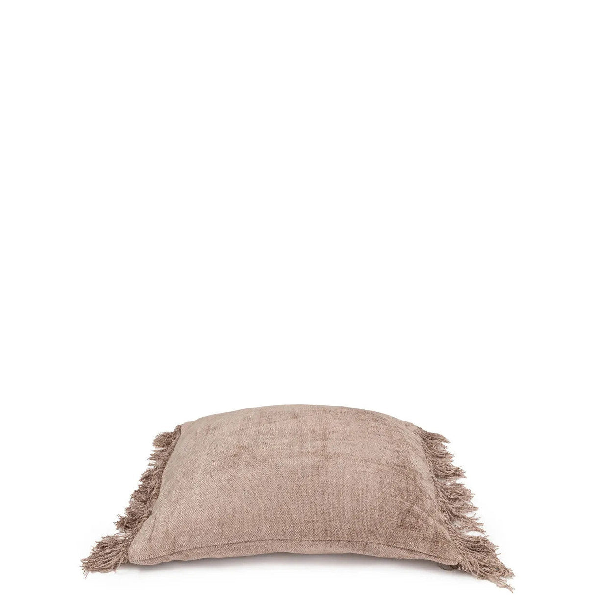 Kissenbezug – Samt Material, Boho Stil, Beton Ton, 40x40 cm - Oh My Gee | Bazar Bizar Antwerp