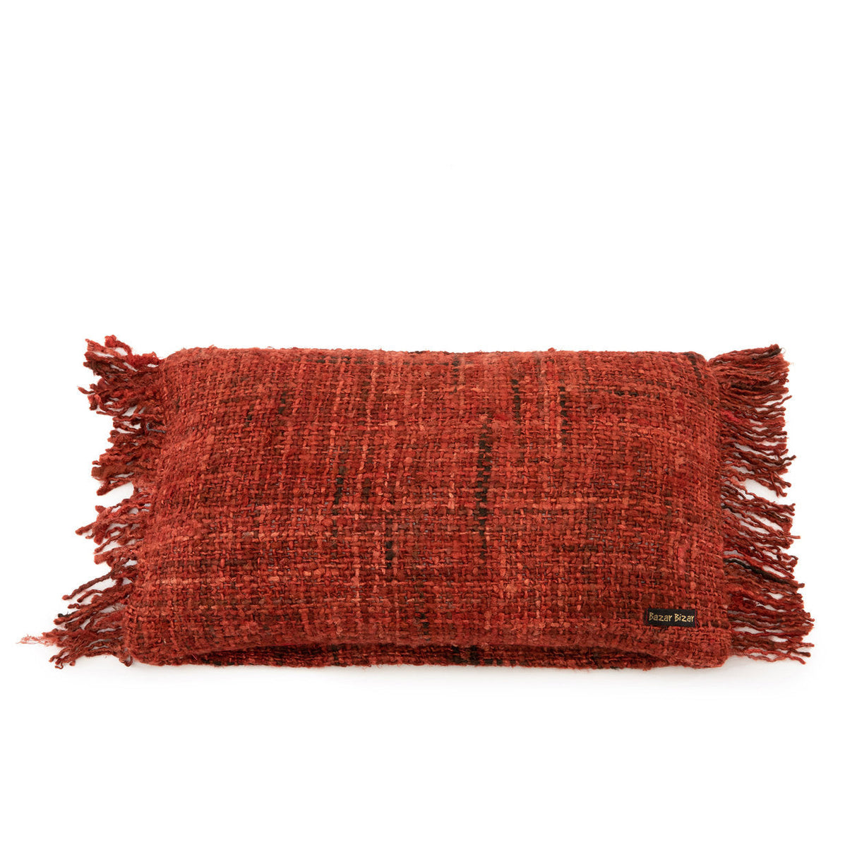 Kissenbezug – Baumwolle Material, Boho Stil, Roter Ton, 30x50 cm - Oh My Gee | Bazar Bizar Antwerp