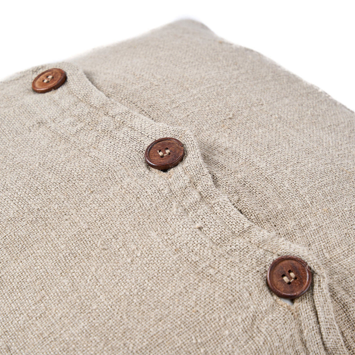 Kissenbezug – Natürliches Leinen, Zeitloses Design, Gewebte Struktur - Linen Edit | Bazar Bizar Antwerp