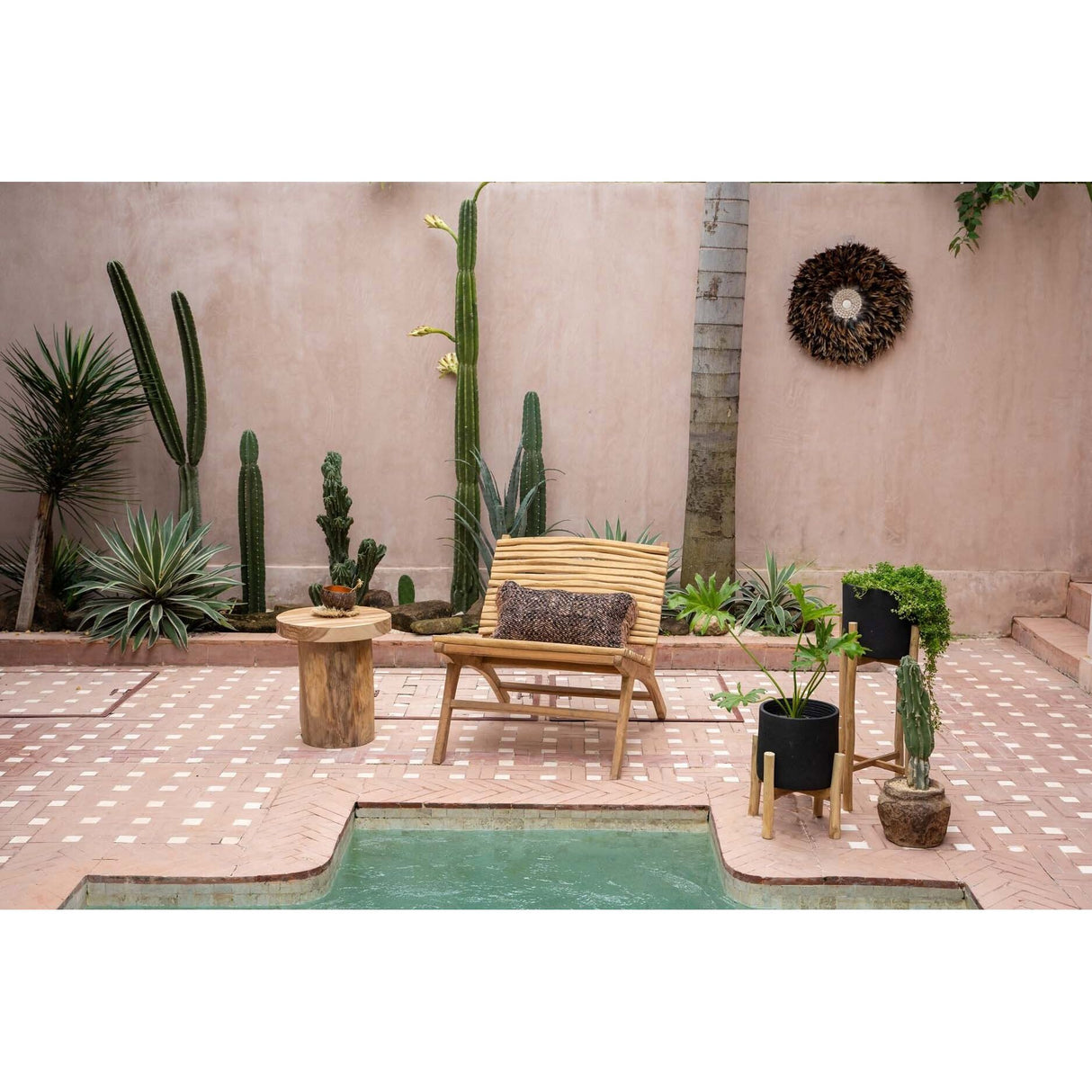 Loungesessel – Massives Teakholz, Organisches Design, Coastal Flair – Islander | Bazar Bizar Antwerp