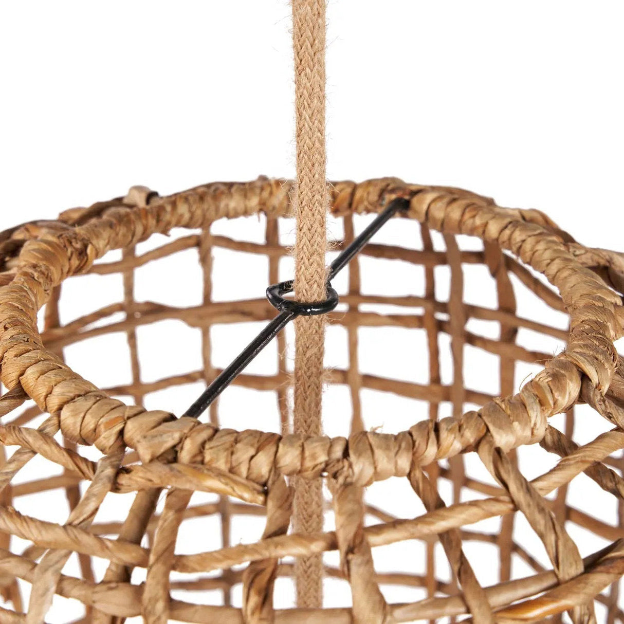 Pendelleuchte – Handgeflochtenes Bananenblatt, Filigrane Struktur, Organisches Design, L – GuanYin | Bazar Bizar Antwerp