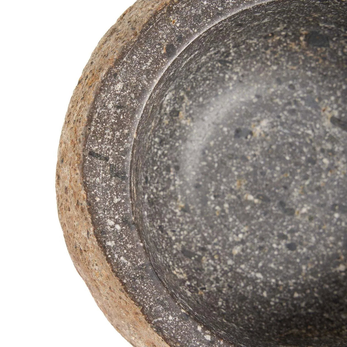 Bowl – Solid Stone, Polished Surface, Organic Shape, M – River Stone | Bazar Bizar Antwerp