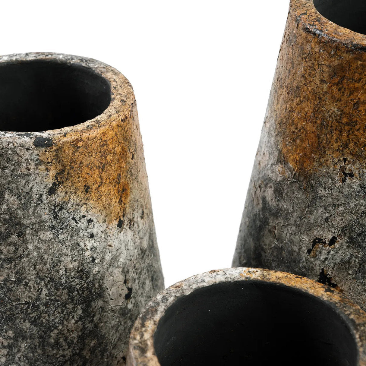 Vase – Terrakotta, Skulpturales Design, Gesichtsform, S - Spooky | Bazar Bizar Antwerp