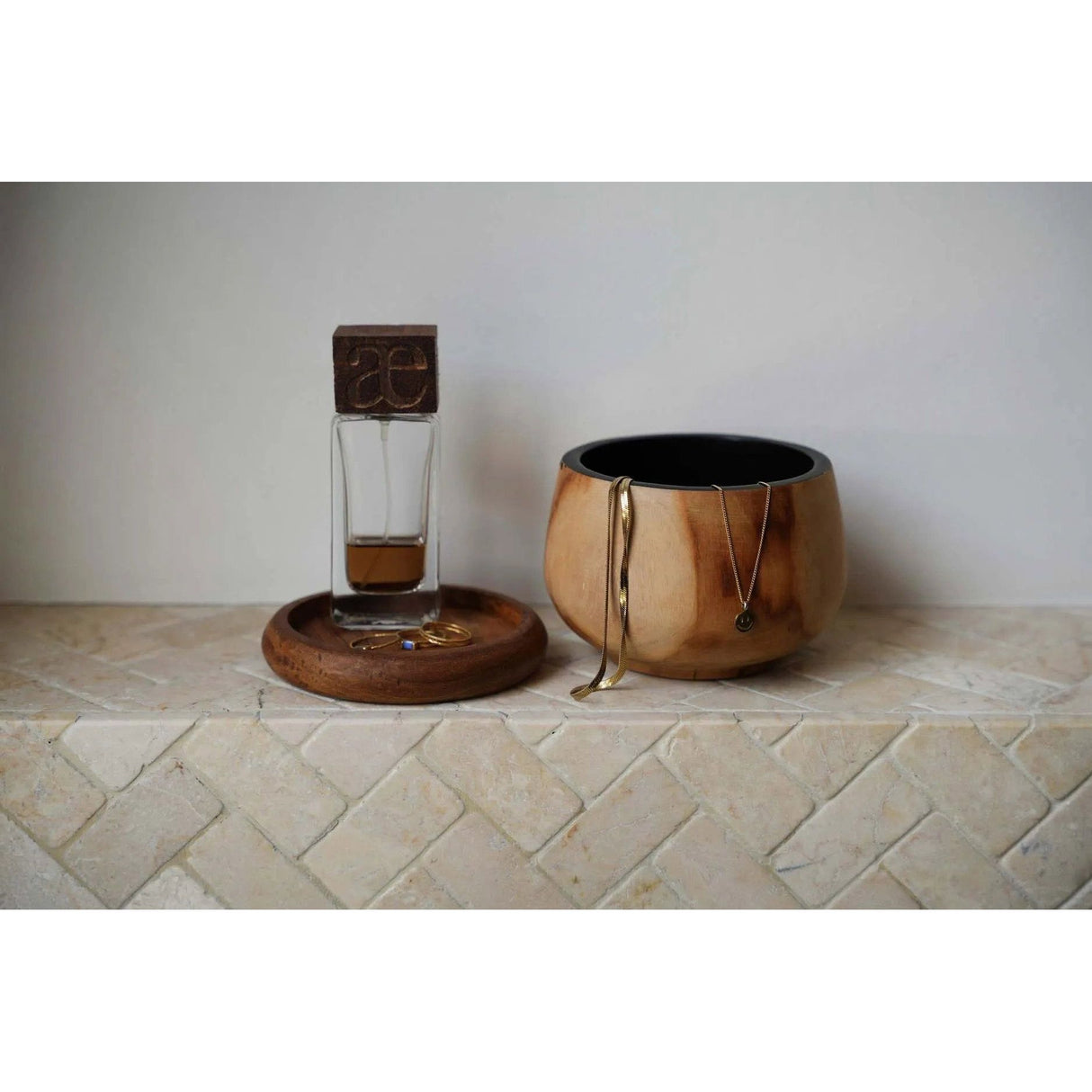 Schale – Teakholz Material, Runde Form, Multifunktionales Design – Bondi | Bazar Bizar Antwerp