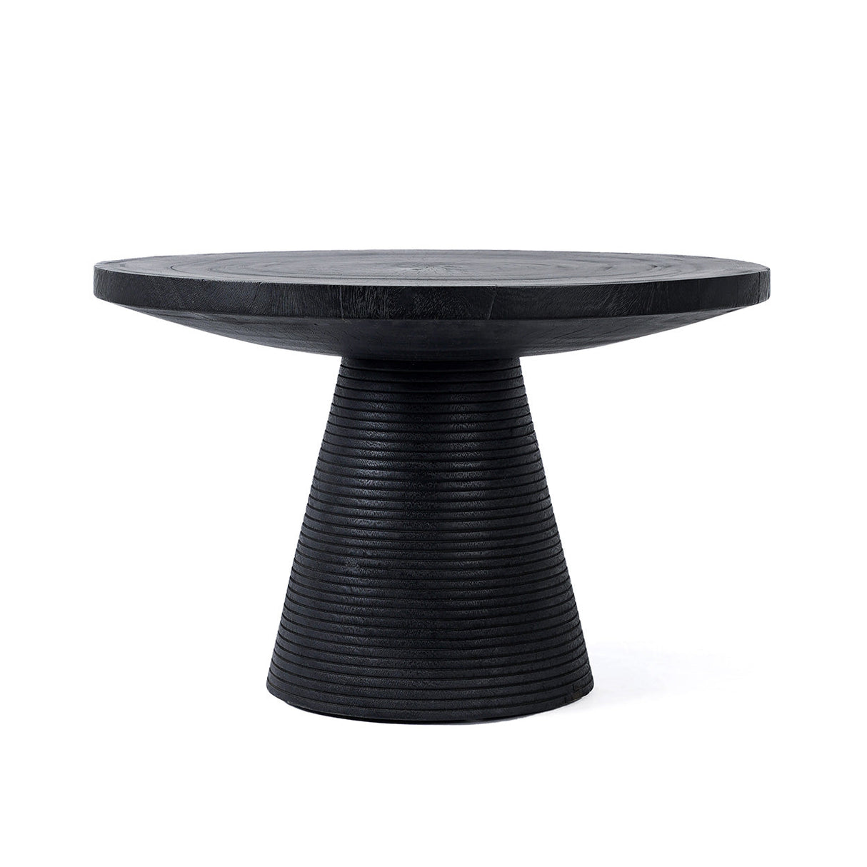 Couchtisch – Suarholz Material, Runde Form, Glatte Oberfläche – Hi Matata | Bazar Bizar Antwerp