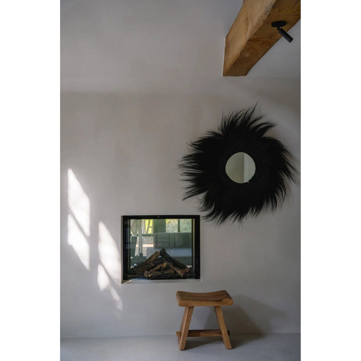 Spiegel – Rayung Gras, Boho Design, Strahlenform, L - Simba | Bazar Bizar Antwerp
