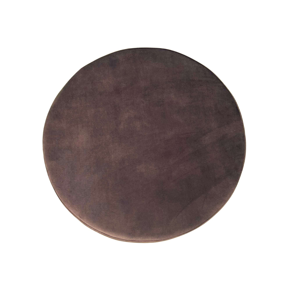 Hocker – Rundform, Braunbezug, Polsterdesign | Starfurn
