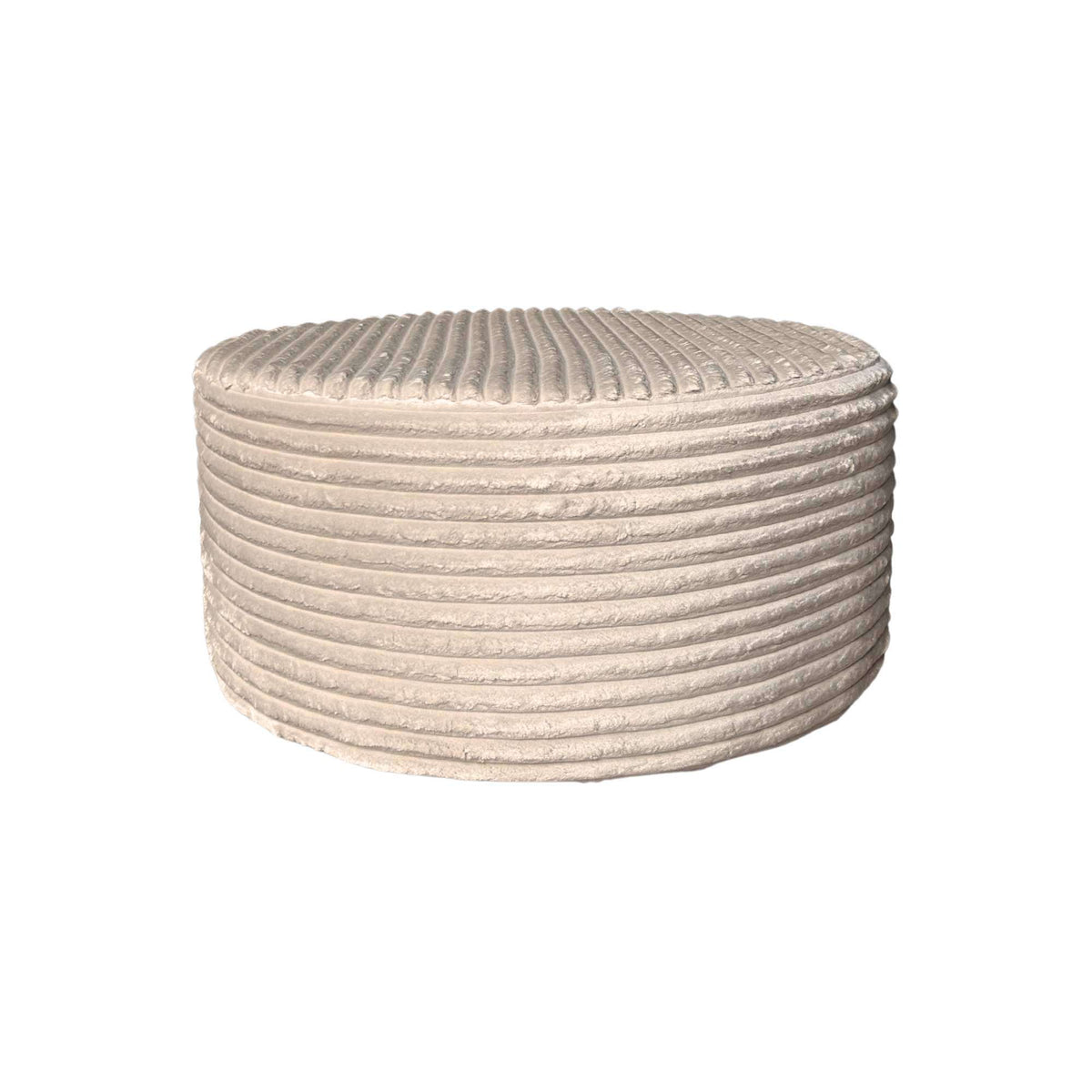 Stool - Round, Tilia 03 Upholstery, Beige Color, Stylish Design | Starfurn