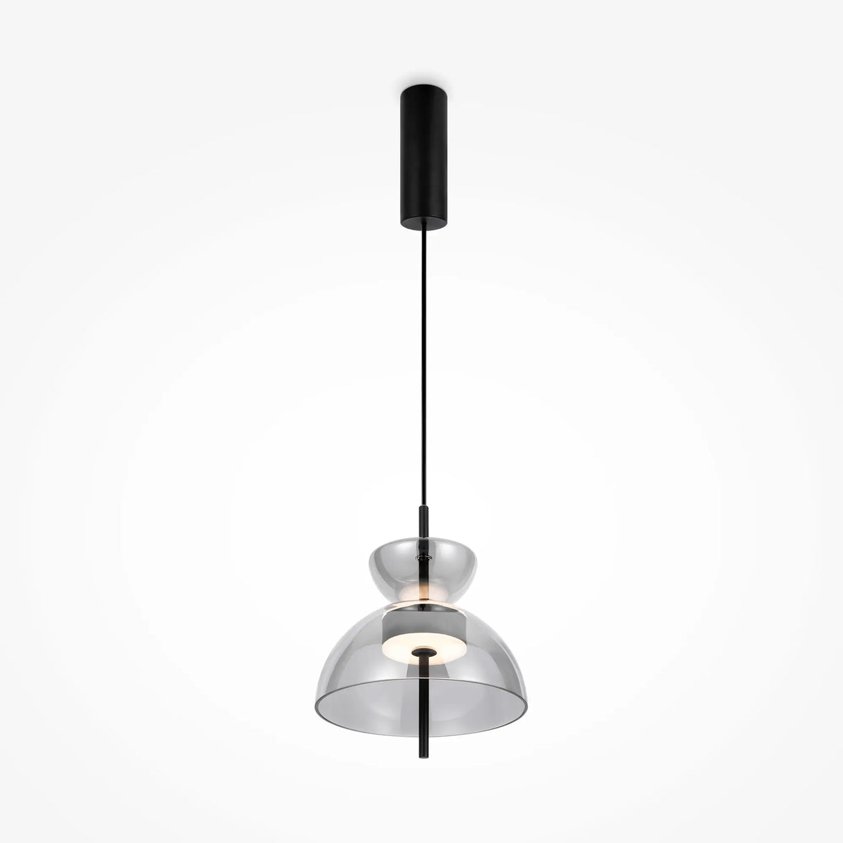 Pendant light Matt gold-colored metal frame 6 glass shades 6×G9 40W – Bangkok | Maytoni