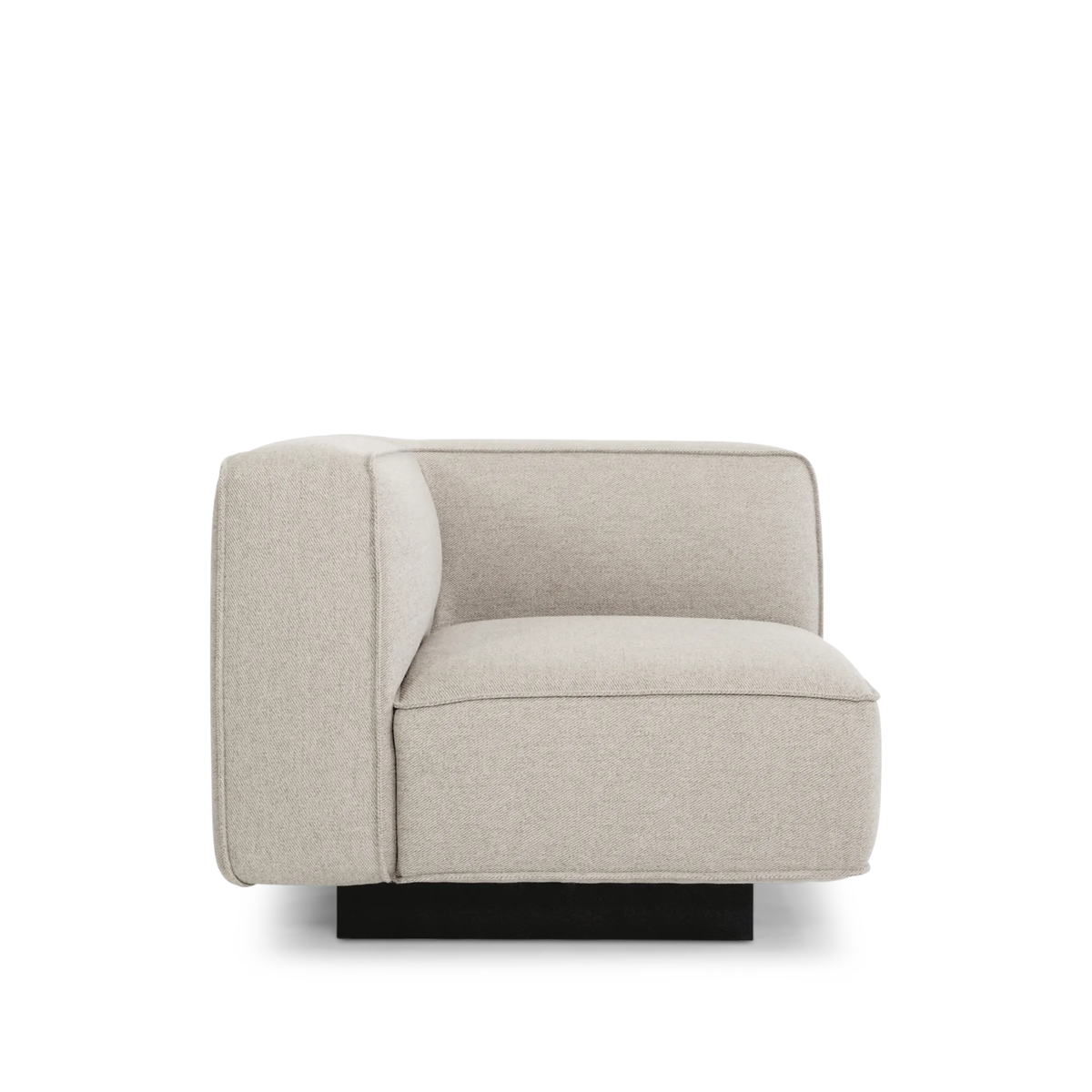 Corner Sofa - Modular Fabric Foam Core Base, Beige – Utopia | Njordec