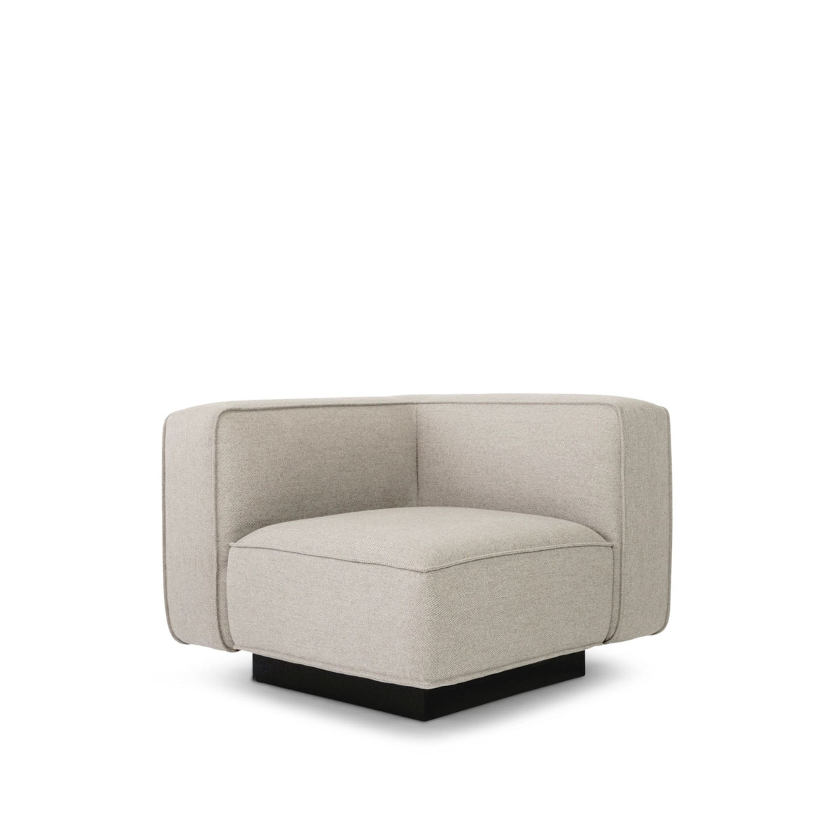 Corner Sofa - Modular Fabric Foam Core Base, Beige – Utopia | Njordec