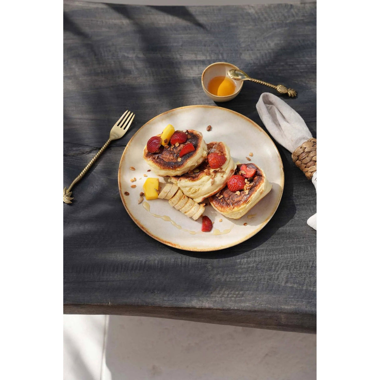 Sauce Bowl – Stoneware Material, White Finish, Handmade Look, S – Cascais | Bazar Bizar Antwerp