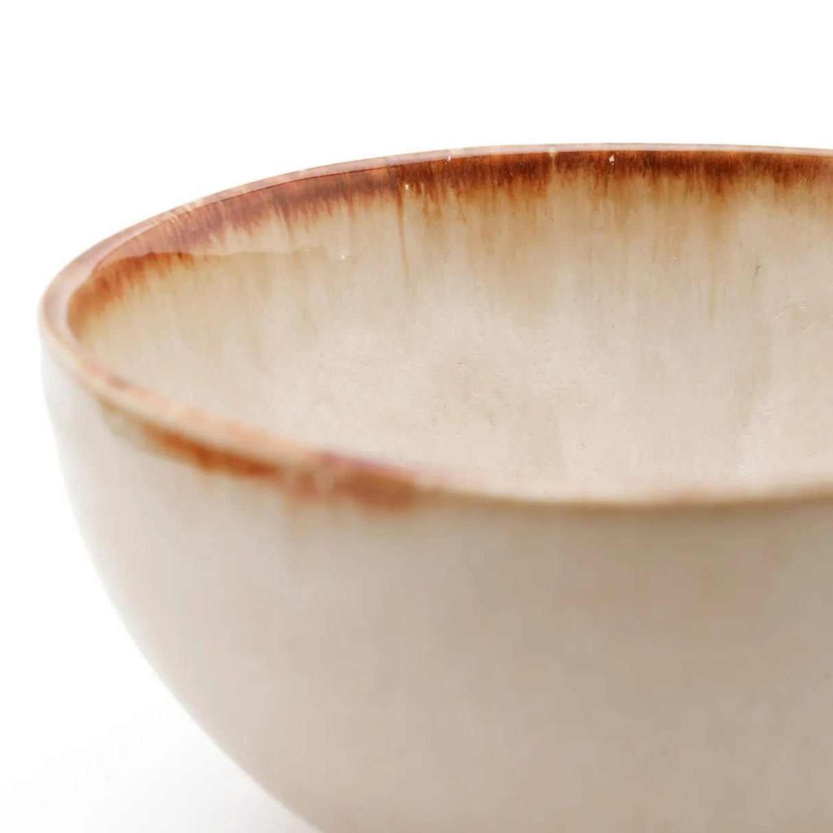 Müslischale – Steinzeugmaterial, Runde Form, Glasierter Rand – Cascais | Bazar Bizar Antwerp