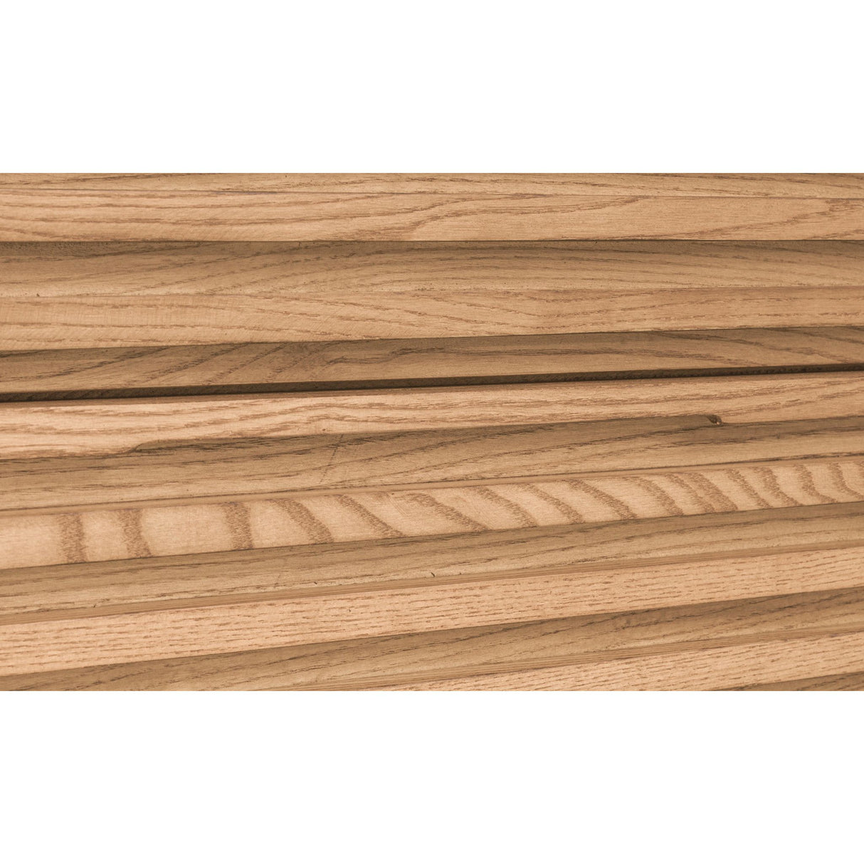 Kommode – Eschenholz Material, Lamellenfront Design, Flaxen Naturton, 132 cm Höhe - Tanner | Modus Furniture International