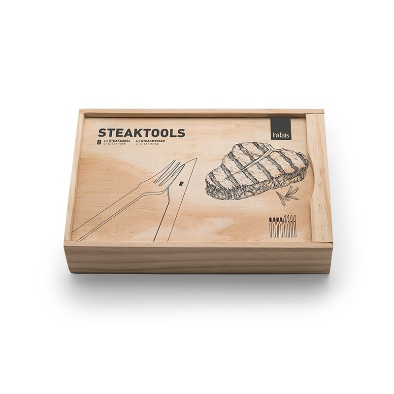 Steak Cutlery - Forged Stainless Steel with Serrated Edge | höfats