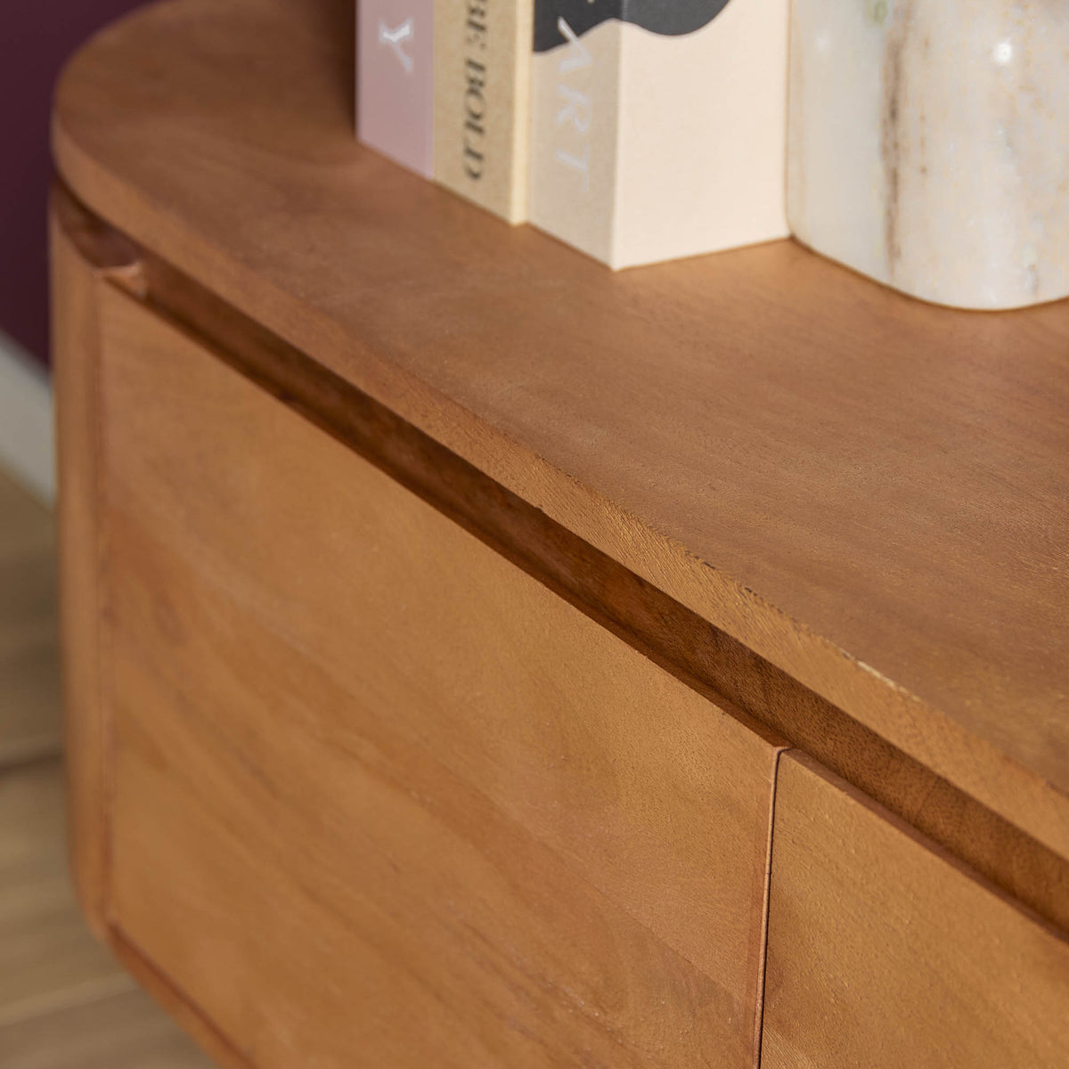 TV Furniture - Modern Design, Natural Color, Mango Wood - Excellent | Starfurn